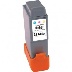 Canon BCI 21 24 cartucho sustituto Tricolor, reemplaza al BCI-24 C y BCI-21 C