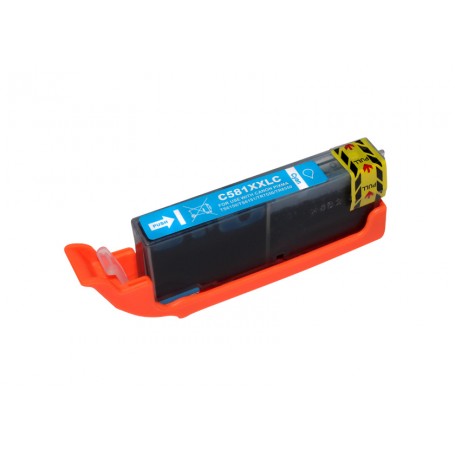 Compatible Canon CLI 581XL Cian cartucho sustituto, reemplaza al CLI581C XL