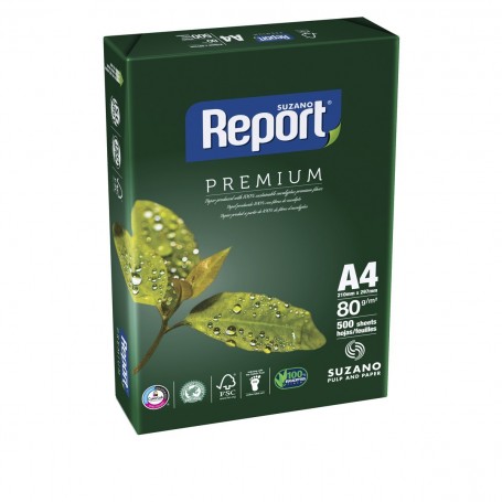 Paquete de 500 folios SUZANO REPORT PREMIUM, 75gr.