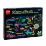 Apli Kids Puzle Fluorescente "Glow In The Dark" Tematica Oceano - 104 Piezas 5x5 cm - Tamaño 64.5x41.5 cm - Incluye Poster - Dis