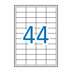 Apli Etiquetas Permanentes Blancas 48.5 x 25.4 mm - 100 Hojas