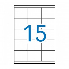 Apli Etiquetas Permanentes Blancas 70 x 50.8 mm - 100 Hojas