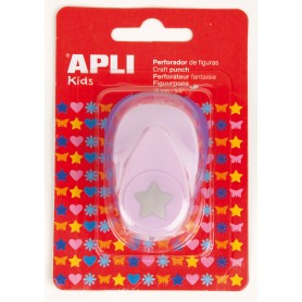 Apli Perforadora de Papel en Forma de Estrella - Figura de 16mm - Alta Calidad para Papel, Carton y Cartulina - Deposito de Rest