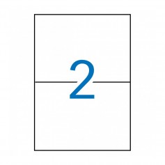 Apli Etiquetas Permanentes Blancas 210 x 148 mm - 500 Hojas