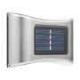 Elbat Aplique Solar LED 150lm - Panel Solar Integrado 2V, 120mAh - Bateria 1.2V, 600mAh - Carcasa Acero Inoxidable