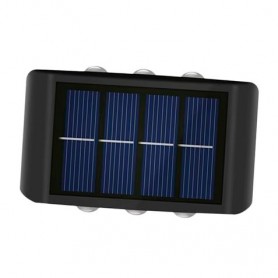 Elbat Aplique Solar LED 150lm - Panel Solar Integrado 2V, 150mAh - Bateria 1.2V, 600mAh