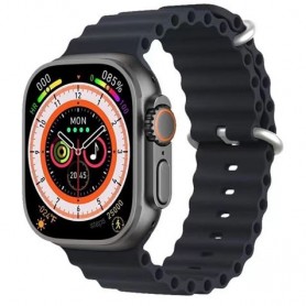 XO M8 Reloj Smartwatch Pantalla IPS 1.91" - Autonomia hasta 5 Dias - Llamadas Bluetooth - Resistencia IP67 - Color Negro