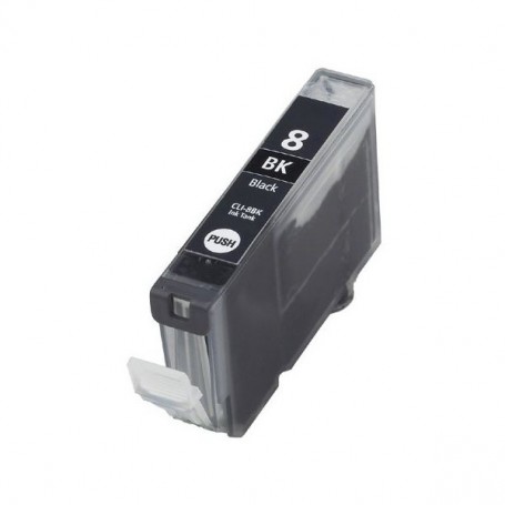 Cartucho sustituto Negro Canon CLI 8, reemplaza al CLI-8BK, 14ml de capacidad