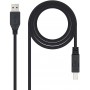 Nanocable Cable de Impresora USB-A 3.0 Macho a USB-B Macho 2m