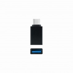Nanocable Adaptador USB-C a USB 3.1 - USB-C/M-USB-A/H - Aluminio - Color Negro
