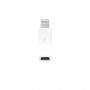 Nanocable Adaptador Lightning a Micro USB - Lightning/M-Micro B/H - Color Blanco