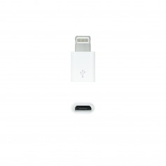 Nanocable Adaptador Lightning a Micro USB - Lightning/M-Micro B/H - Color Blanco