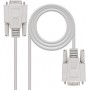 Nanocable Cable Serie RS232 DB9 Macho a DB9 Hembra 1.80m - Color Beige