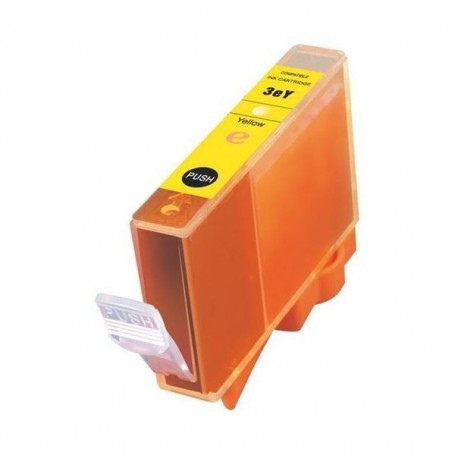 Cartucho sustituto Amarillo Canon BCI 3e, reemplaza al BCI-3e Y y BCI-6 Y, 14ml de capacidad