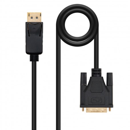 Nanocable Cable Conversor DisplayPort Macho a DVI Macho 5m - Color Negro