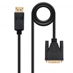 Nanocable Cable Conversor DisplayPort Macho a DVI Macho 5m - Color Negro