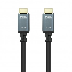 Nanocable Cable HDMI 2.1 Iris 8K A/M-A/M 1.5m - Color Negro