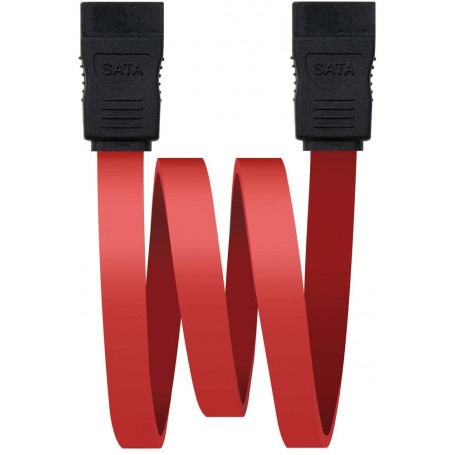 Nanocable Cable Datos SATA OEM 0.50m - Color Rojo