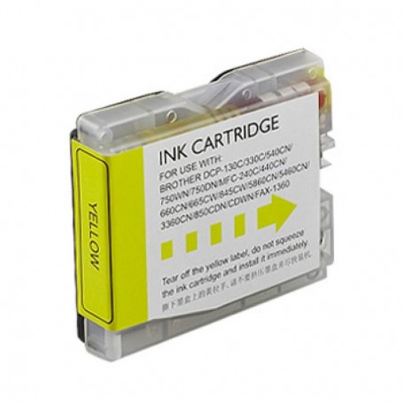 Cartucho sustituto Amarillo Brother LC1000Y, reemplaza al LC-1000 Y