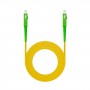 Nanocable Cable Fibra SC/APC-SC/APC Monomodo LSZH 3m - Color Amarillo
