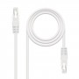 Nanocable Cable de Red Latiguillo RJ45 Cat.6 UTP AWG24 1m - Color Blanco