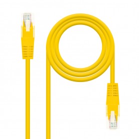 Nanocable Cable de Red Latiguillo RJ45 Cat.6 UTP AWG24 3m - Color Amarillo