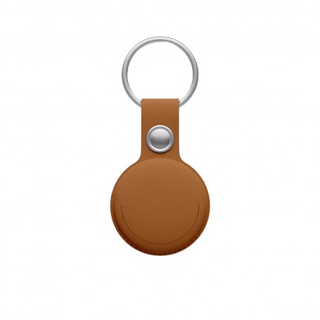Leotec MiTag Localizador - Exclusivo para Apple - Para las Llaves, Maletas, Mascotas etc... - Color Marron