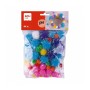 Apli Kids Bolsa de 80 Pompones Glitter - Tamaños 10mm, 20mm, 25mm - Colores Surtidos
