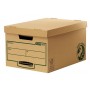 Fellowes Bankers Box Earth Maxi Contenedor de Archivos - Montaje Manual - Carton Reciclado Certificacion FSC - Color Marron