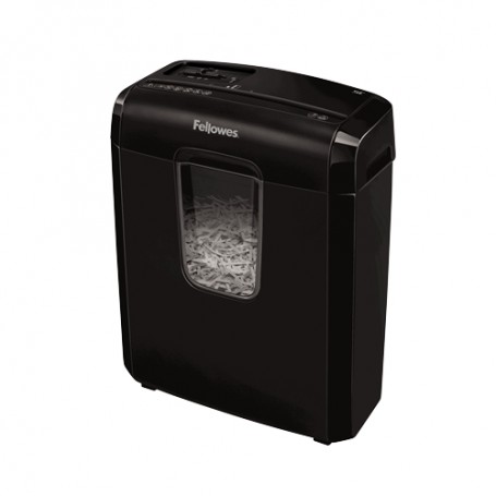 Fellowes 6C Destructora de Papel Manual Corte en Particulas - Destruye hasta 6 Hojas - 11L