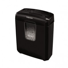 Fellowes 6C Destructora de Papel Manual Corte en Particulas - Destruye hasta 6 Hojas - 11L