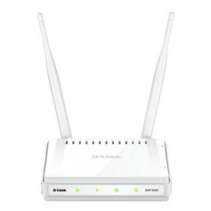 D-Link Punto de Acceso Wireless N - Puerto RJ45 - 2 Antenas Externas - Boton WPS - Color Blanco