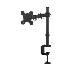 3GO Soporte de Mesa con Brazo Articulado para Monitor de 14"-27" - Giratorio, Inclinable y Extensible - Gestion de Cables - Peso