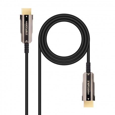 Nanocable Cable HDMI v2.0 Macho a HDMI v2.0 Macho 20m - 4K@60Hz 18Gbps - Color Negro