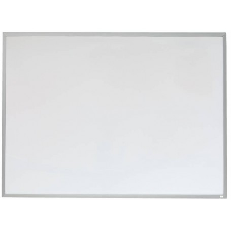Nobo Pizarra Blanca Magnetica Pequeña con Marco de Aluminio 585x430mm - Borrado en Seco - Almohadillas Adhesivas - Ideal para Of