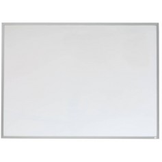 Nobo Pizarra Blanca Magnetica Pequeña con Marco de Aluminio 585x430mm - Borrado en Seco - Almohadillas Adhesivas - Ideal para Of