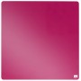 Nobo Tile Mini Pizarra Magnetica 360x360mm - sin Marco - Almohadillas e Imanes Incluidos - Diseño Creativo y Colorido - Fucsia