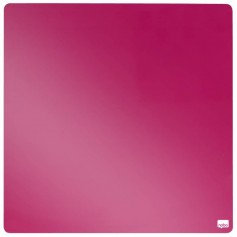 Nobo Tile Mini Pizarra Magnetica 360x360mm - sin Marco - Almohadillas e Imanes Incluidos - Diseño Creativo y Colorido - Fucsia