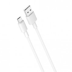 XO NB156 Cable USB-A Macho a MicroUSB 2.4A - Carga + Transmision de Datos Alta Velocidad - Longitud 1m