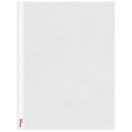 Esselte Funda Portadocumentos Calidad Basica - Lamina de PP 0,07mm - Acabado Piel de Naranja - A4 - Caja de 100 - Abertura Super