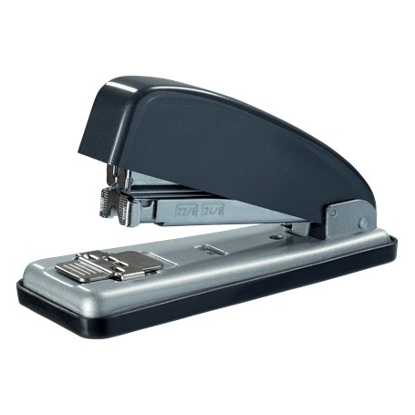 Petrus 226 Grapadora Metalica - Hasta 30 Hojas - Grapado Cerrado, Abierto y Clavado - Color Gris/Plata