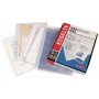 Esselte Funda Porta Documentos A4 PP - Cristal Liso Calidad Estandar - Multitaladro-11 - Caja 100 - Transparente