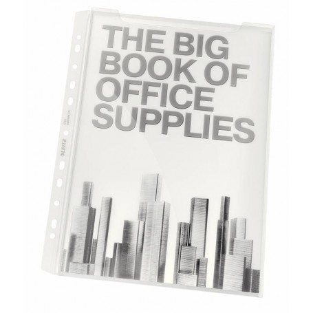 Leitz Funda Fuelle Premium Expansible - Lamina PP 0,18mm - Copysafe - Transparente - Gran Capacidad A4