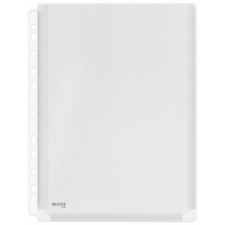 Esselte Fundas Fuelle Estandar A4 PVC Liso Multitaladro-11 - Capacidad 200 Hojas - Transparente (170 Micras)