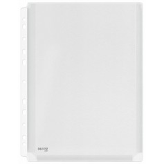 Esselte Fundas Fuelle Estandar A4 PVC Liso Multitaladro-11 - Capacidad 200 Hojas - Transparente (170 Micras)