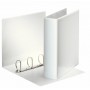 Esselte Carpeta Canguro Gama Basica 50mm - Mecanismo 4 Anillas Mixtas - 2 Bolsillos Exteriores - A4 - Blanco