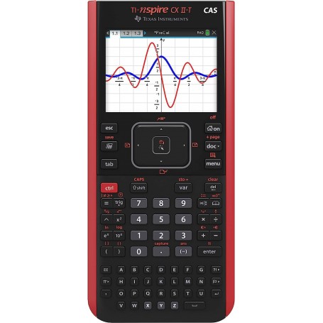 Texas Instruments TI-Nspire CX II-T CAS Calculadora gráfica, Software, USB - E/D/I/F/ES/NL