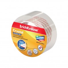 Erichkrause Cinta Precinto Crystal 48mmx50m - Resistente y Duradera - Transparente