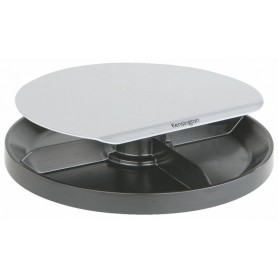Kensington Soporte Giratorio Smartfit - Organizador Giratorio - Admite Monitores de Hasta 18,5 Kg - Altura Ajustable - Gris