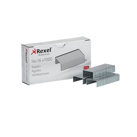 Rexel Caja de 1000 Grapas 24/6 - Hasta 20 Hojas - Acero de Alta Calidad - Patilla de 6mm